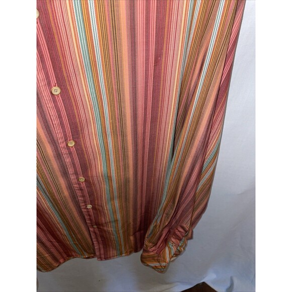 Tommy Bahama Men’s Dress Shirt Sz Large Multicolor Party Going Out Beach Comfort - Picture 7 of 12